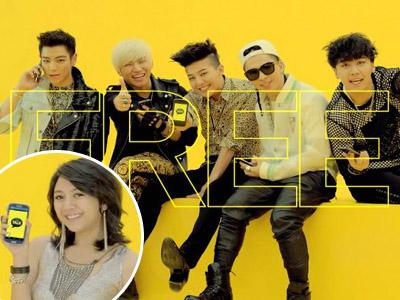 Wow, Sherina Iklankan KakaoTalk Bersama Big Bang!